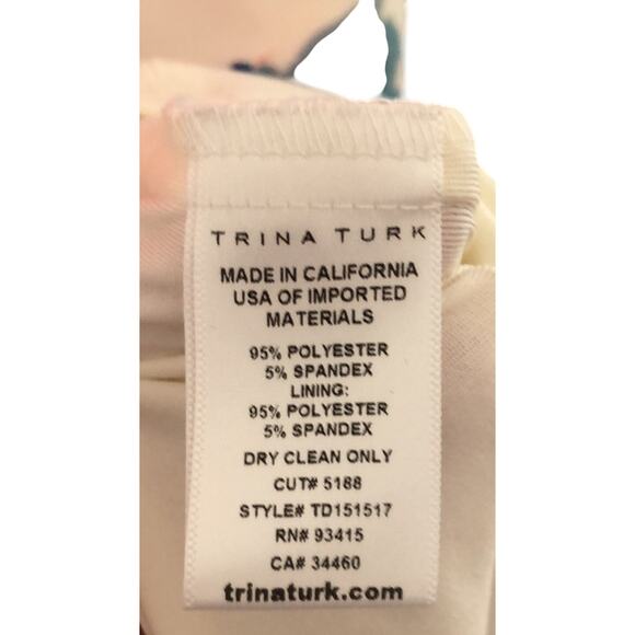 Trina Turk Multicolor Floral Dress - Size 4 - Picture 9 of 9